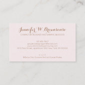 カスタマイズポートレートキャラクタースタイル 名刺 (裏面)