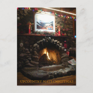 カスタマイズマウイの奥地のクリスマス- シーズンポストカード