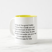 カスタマイズマグの二つのイメージのテンプレート- ツートーンマグカップ (正面左)