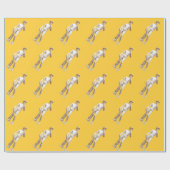 カスタマイズミケランジェロのデイヴィッドの彫刻 ラッピングペーパー (フラット)