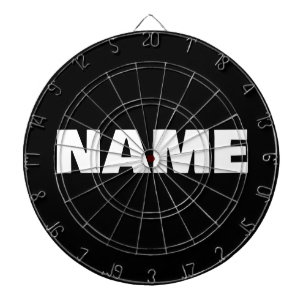 カスタマイズミニマルイニシャル名 ダーツボード