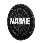 カスタマイズミニマルイニシャル名 ダーツボード (正面右)