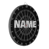 カスタマイズミニマルイニシャル名 ダーツボード (正面左)