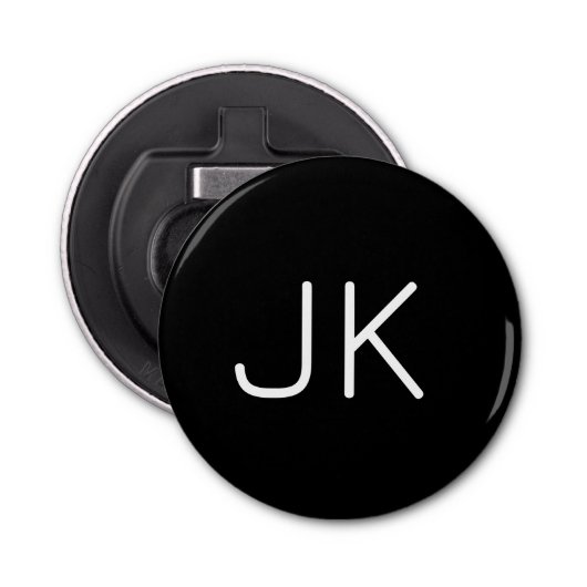 カスタマイズミニマルイニシャル名 栓抜き (正面)