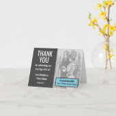 カスタマイズミニマル可能で結婚ありがとう カード (黄色い花)