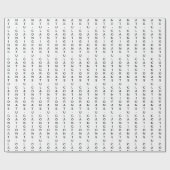 カスタマイズミニマル可能な白おめでとう ラッピングペーパー (フラット)