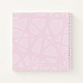 カスタマイズミニマル可能な角形スパイラルノート ノートブック (裏面)