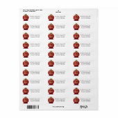 カスタマイズメリークリスマスホリデーズクリスマス ラベル (フルシート)