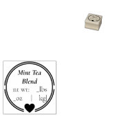 カスタマイズモダンシンプル可能なティーゴムスタンプ ラバースタンプ (押印)