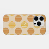 カスタマイズモダン円 iPhoneケース (裏面横)