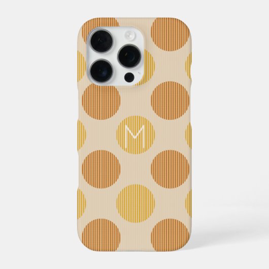 カスタマイズモダン円 iPhoneケース (裏面)