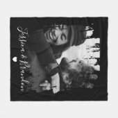 カスタマイズモダン写真 フリースブランケット (正面(横))