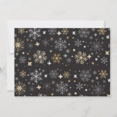 カスタマイズモダン可能なクリスマスカード 招待状 (裏面)