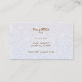 カスタマイズモダン可能なクリーニング名刺 名刺 (裏面)