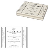 カスタマイズモダン可能なコテージ法フードゴムスタンプ ラバースタンプ (押印)