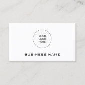 カスタマイズモダン可能なシンプルテンプレート 名刺 (正面)