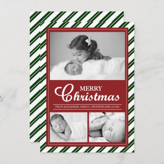 カスタマイズモダン可能なフォトカードデザイン (正面/裏面)