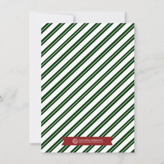 カスタマイズモダン可能なフォトカードデザイン (裏面)