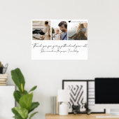 カスタマイズモダン可能なフォトコラージュ父の日Gif ポスター (ホームオフィス)