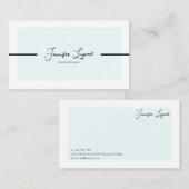 カスタマイズモダン可能なミニマル名刺 名刺 (正面/裏面)