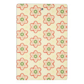 カスタマイズモダン可能なレトロモノグラムミニクリップボード ミニクリップボード (裏面)