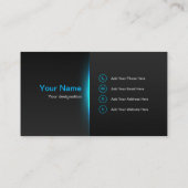 カスタマイズモダン可能な名刺デザイン | 告白 名刺 (裏面)