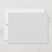 カスタマイズモダン可能な名前 |グラデーション サンキューカード (裏面)