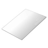 カスタマイズモダン可能な名前 |グラデーション ノートパッド (アングル)