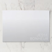 カスタマイズモダン可能な名前 |グラデーション ペーパーパッド (正面)