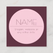 カスタマイズモダン可能な文字縁ど付き エンクロージャーカード (正面)