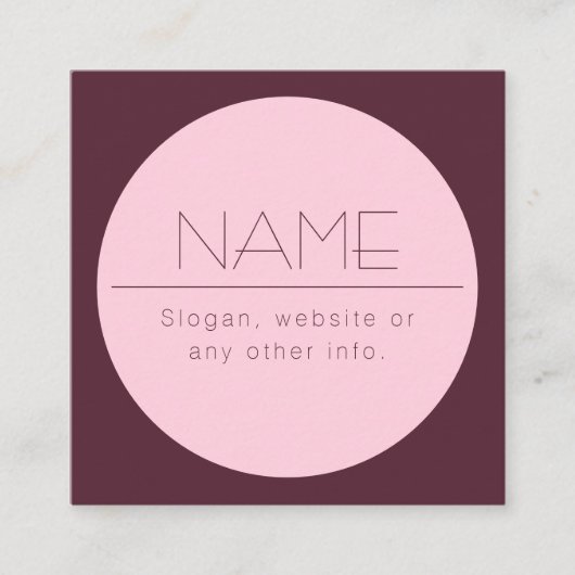 カスタマイズモダン可能な文字縁ど付き エンクロージャーカード (正面)