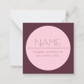 カスタマイズモダン可能な文字縁ど付き ノートカード (正面)