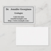 カスタマイズモダン可能な泌尿器科医の名刺 名刺 (正面/裏面)