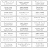 カスタマイズモダン可能な結婚ゲストラベルシール シール (正面)