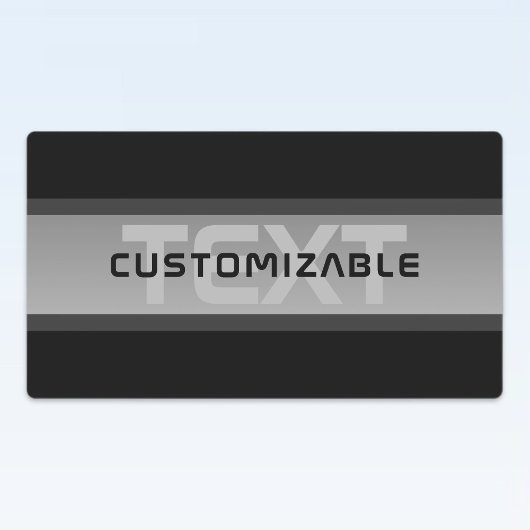 カスタマイズモダン可能な階層型文字 | 黒とグレー ラベル