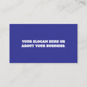 カスタマイズモダン可能ミニマルな名刺 名刺 (裏面)