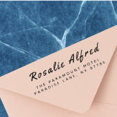 カスタマイズモダン差出人住所 セルフインキングスタンプ