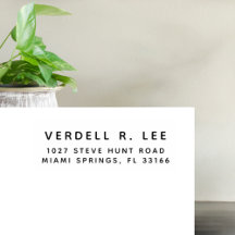 カスタマイズモダン差出人住所