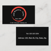 カスタマイズモダン黒プロフェッショナル