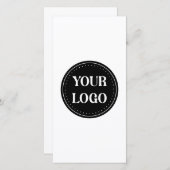 カスタマイズモダン、お洒落時間の短縮 サンキューカード (正面/裏面)