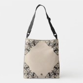 カスタマイズモノグラムの可能なクロス – 体トートバッグ クロスボディバッグ (裏面)