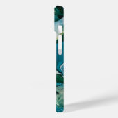 カスタマイズモノグラムの可能な大理石樹脂デザイン Case-Mate iPhoneケース (裏面 / 左)