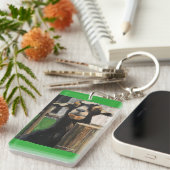 カスタマイズヤギの競争のキーホルダー キーホルダー (正面右)