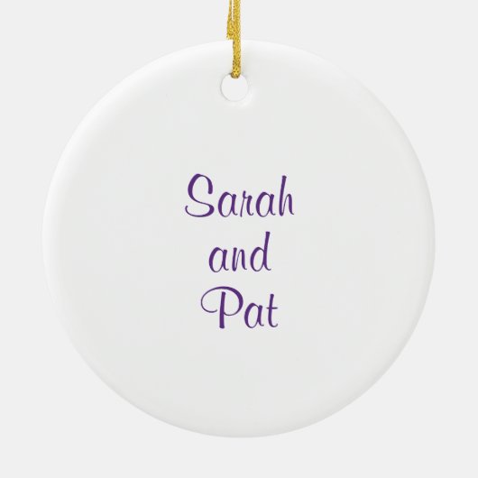 カスタマイズユアホームスイートホームオーナメント セラミックオーナメント (裏面)