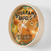 カスタマイズユニーク可能なベーゲルビジネスデリデコール 壁時計 (傾斜)