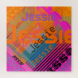 カスタマイズユニーク可能な名前 |おもしろいカラフルとクリエイティブ ジグソーパズル