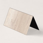 カスタマイズユニーク可能な木目ケータリング 名刺 (裏面)