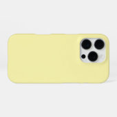 カスタマイズライトイエローのiPhoneケース iPhoneケース (裏面横)