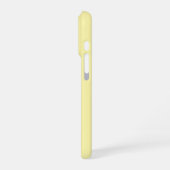 カスタマイズライトイエローのiPhoneケース iPhoneケース (左側面)