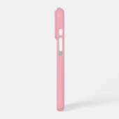 カスタマイズライトピンクiPhoneケース iPhoneケース (左側面)